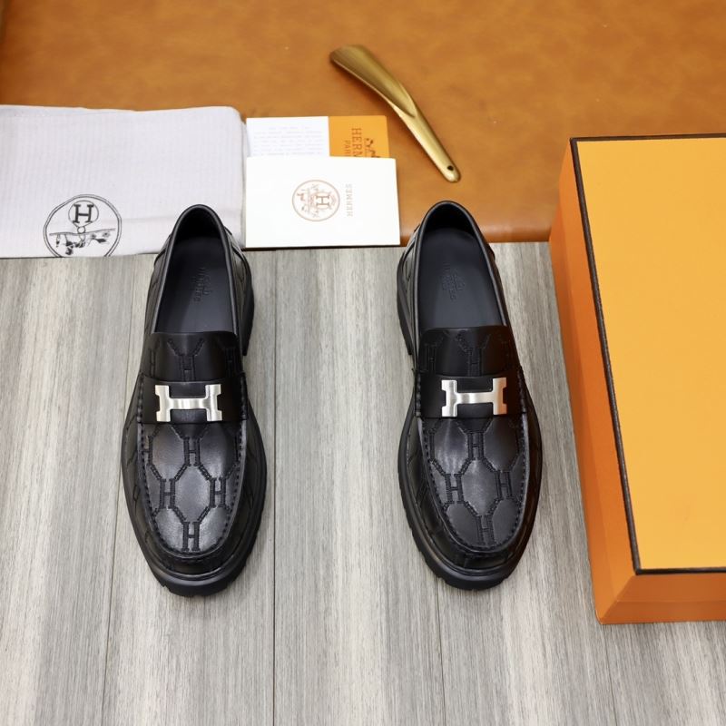 H**mes leather shoes